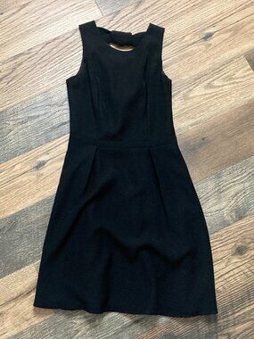 Cynthia Steffe Size 2 Fit & Flare Back Knot Black Dress $129